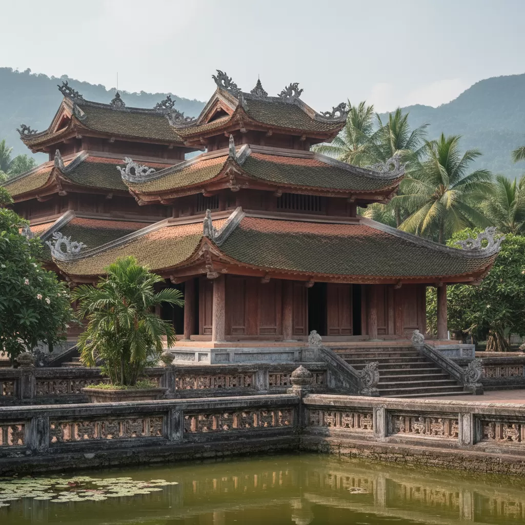 Nét kiến trúc cổ kính được bảo tồn nguyên vẹn qua nhiều thế kỷ tại Chùa Nền