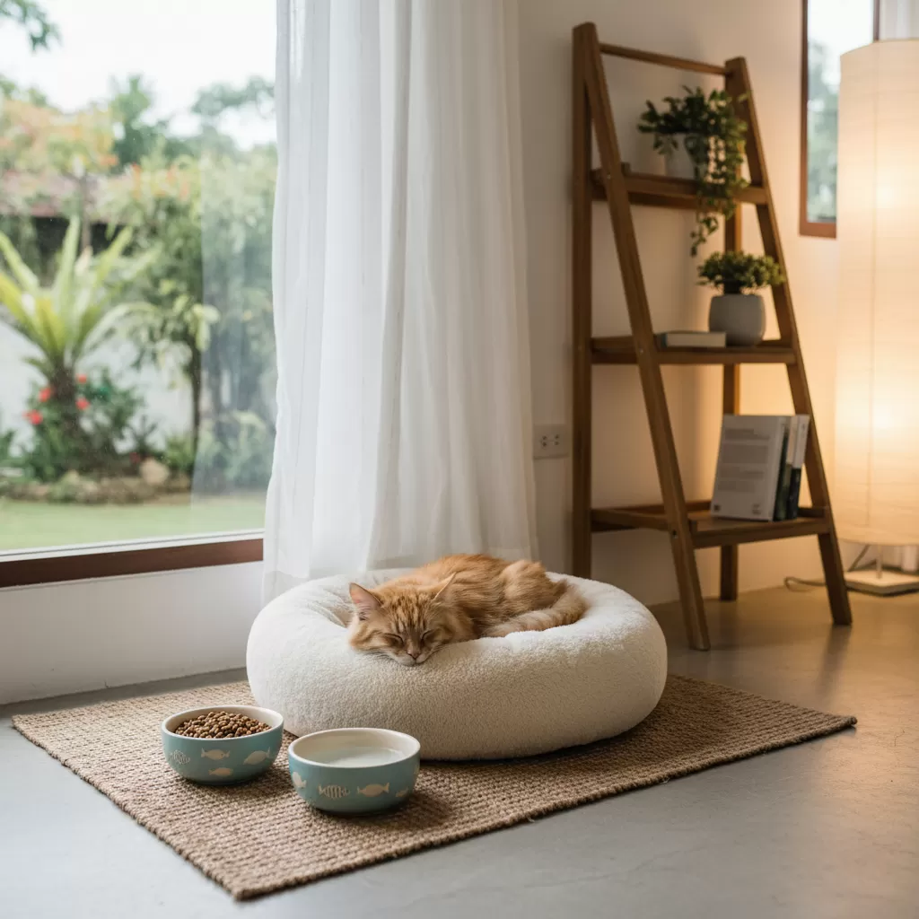 gemini_image_1773196169-1 Chuẩn bị đầy đủ đồ dùng cá nhân giúp thú cưng nhanh chóng thích nghi với môi trường mới