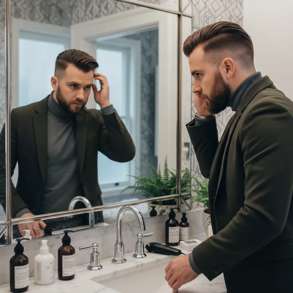 gemini_image_1773224448 Mẫu tóc nam thời thượng giúp phái mạnh tự tin hơn trong giao tiếp