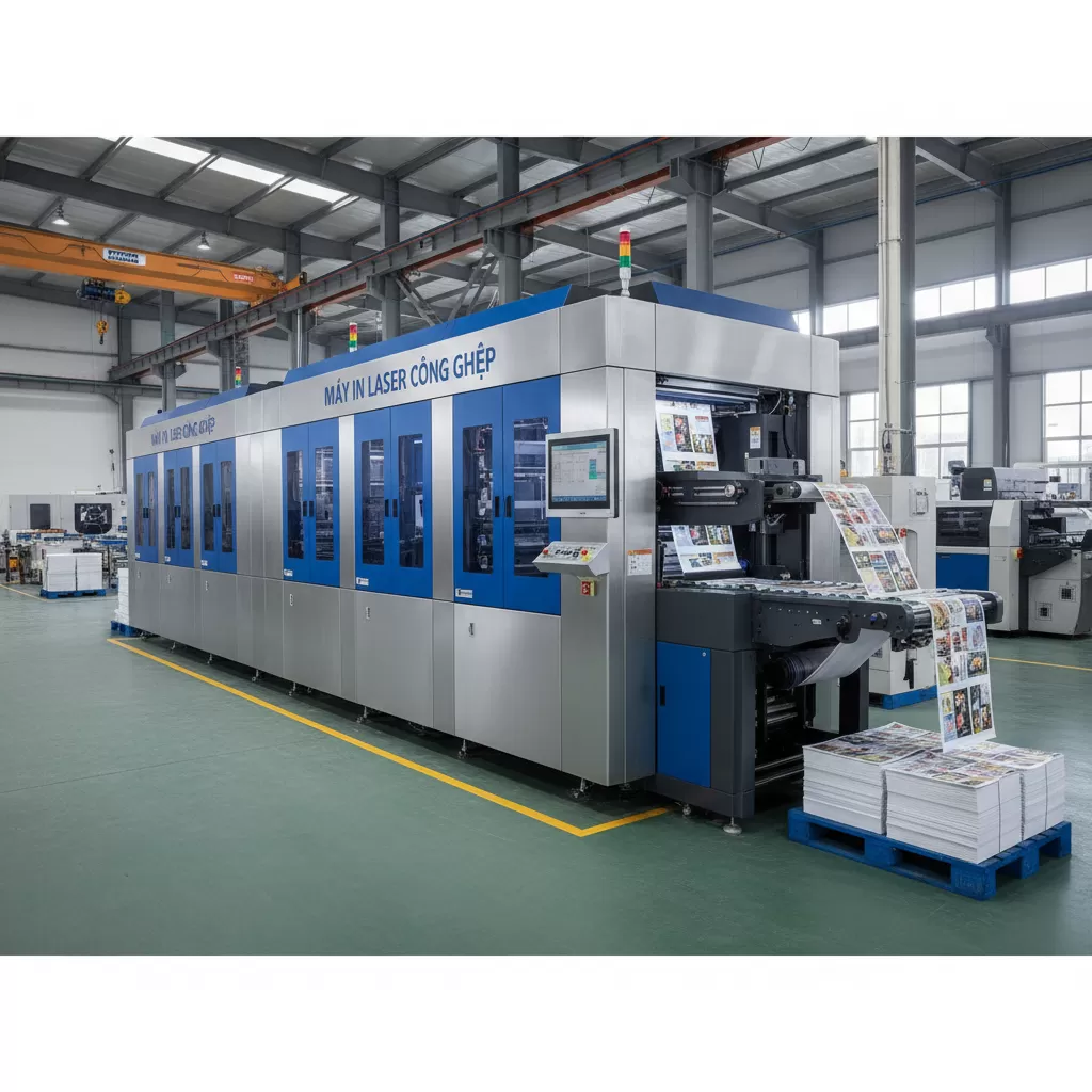 Hệ thống máy in hiện đại đảm bảo chất lượng bản in sắc nét và sống động