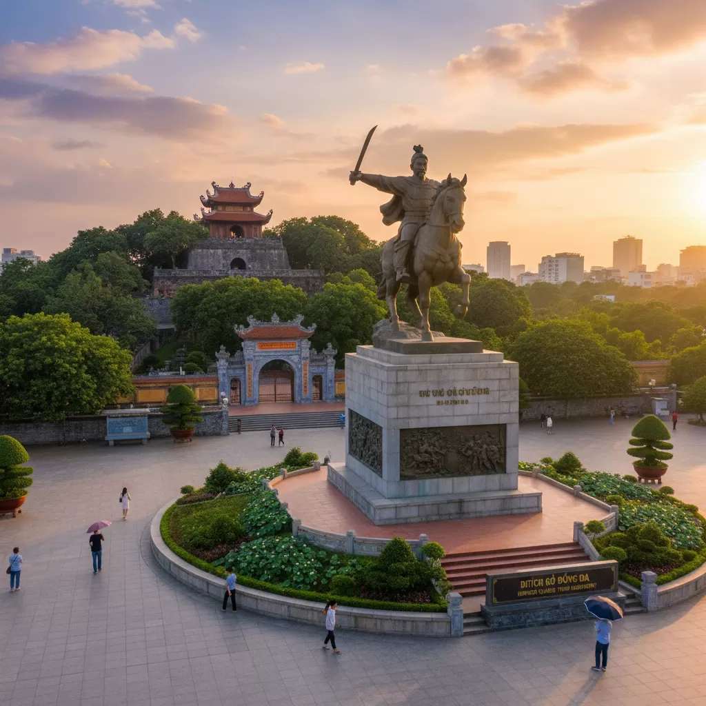 Di tích Gò Đống Đa mang đậm dấu ấn lịch sử hào hùng của dân tộc