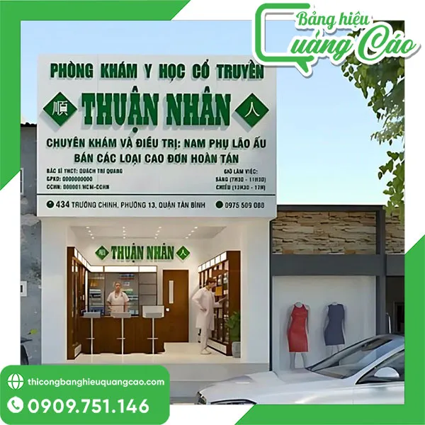 Bố cục thông tin rõ ràng giúp khách hàng ghi nhớ thương hiệu chỉ trong vài giây