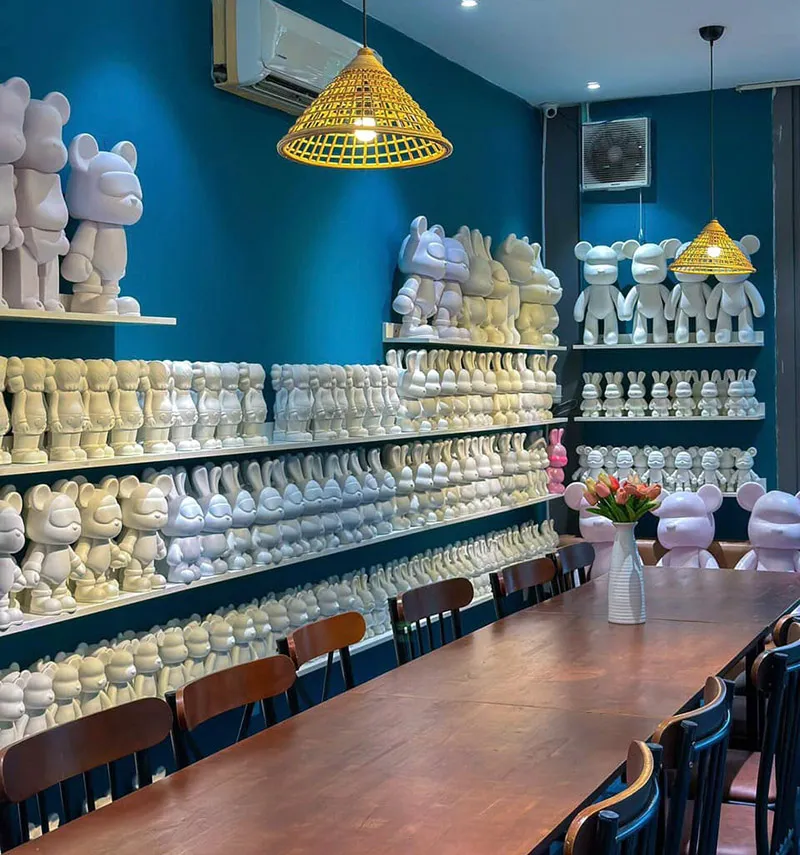 Mô hình cà phê kết hợp tô tượng đang rất được ưa chuộng tại khu vực Đống Đa