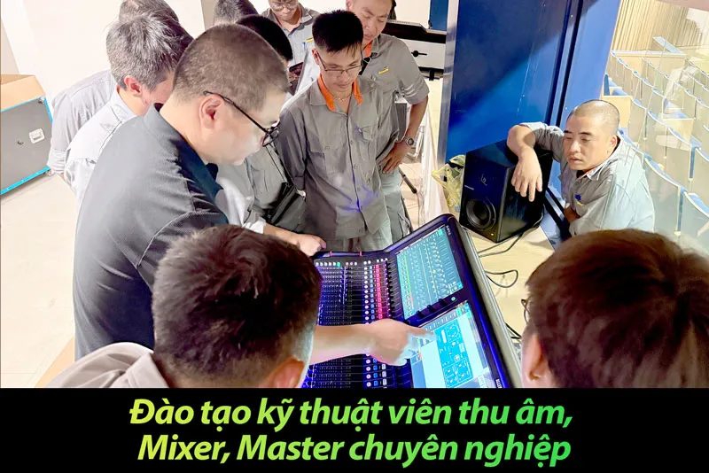 Công đoạn hậu kỳ chuyên nghiệp giúp bản thu âm trở nên hoàn hảo hơn