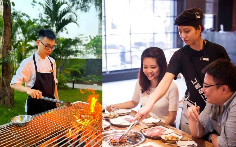 Dịch vụ phục vụ tận tâm giúp thực khách có trải nghiệm tốt nhất
