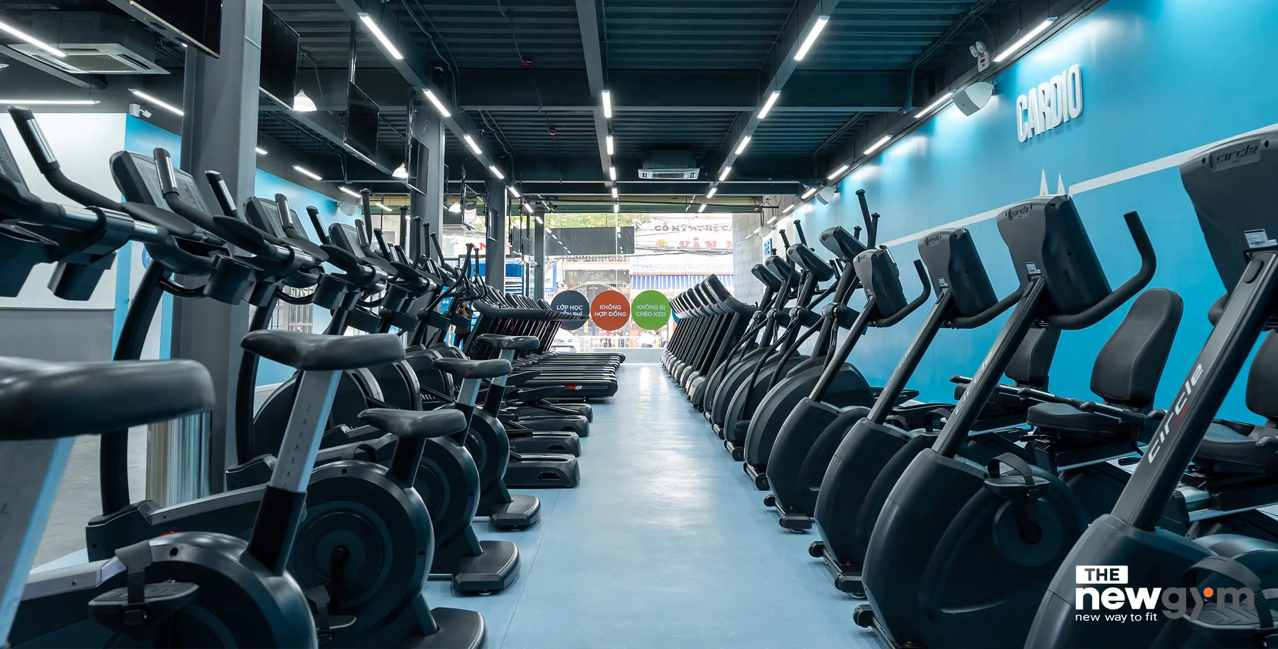 Trang thiết bị hiện đại đáp ứng đầy đủ lộ trình tập luyện của hội viên