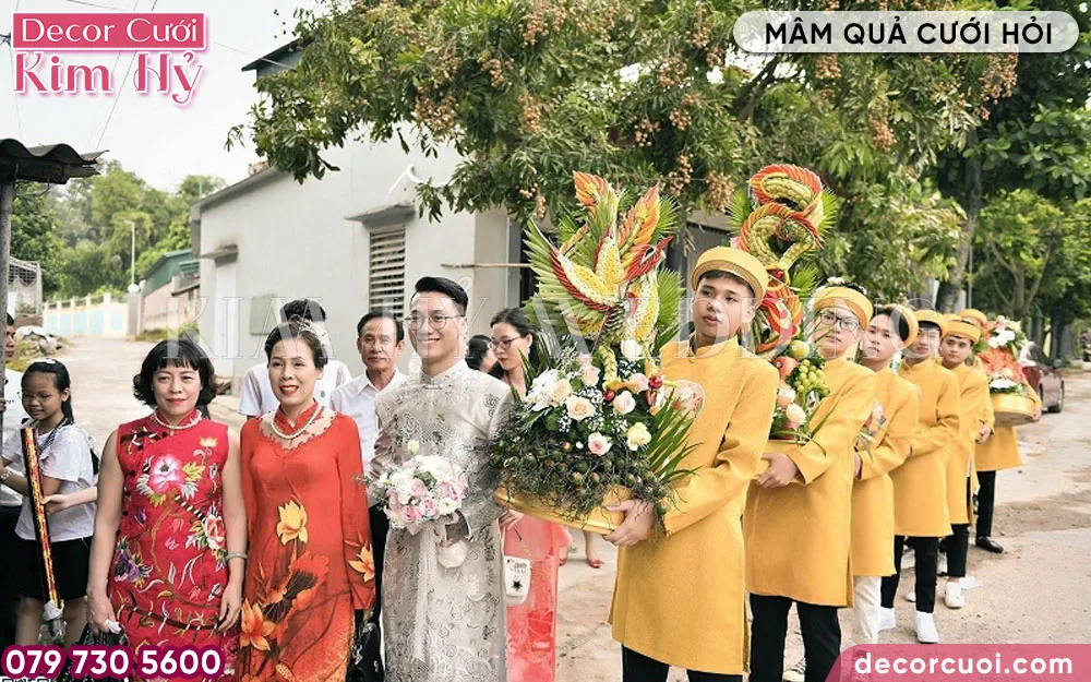 Quy trình thực hiện mâm quả được kiểm soát chặt chẽ từng công đoạn