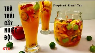 Thực đơn đồ uống và bánh ngọt hấp dẫn tại Tropical Forest
