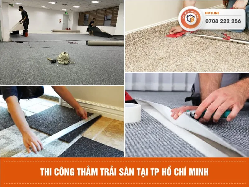 Kỹ thuật thi công chuẩn xác quyết định 50 vẻ đẹp và độ bền của thảm