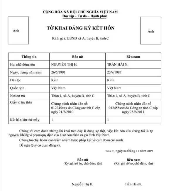 Chuẩn bị hồ sơ đầy đủ là bước quan trọng nhất trong thủ tục đăng ký kết hôn